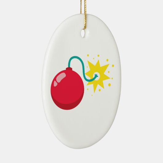 Cherry Bomb Fireworks Keramisch Ornament (Rechts)