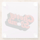 Cherry Bomb Glazen Onderzetter (Achterkant)