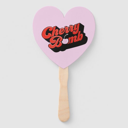 Cherry Bomb Handwaaier (Achterkant)