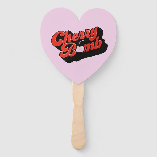 Cherry Bomb Handwaaier (Voorkant)