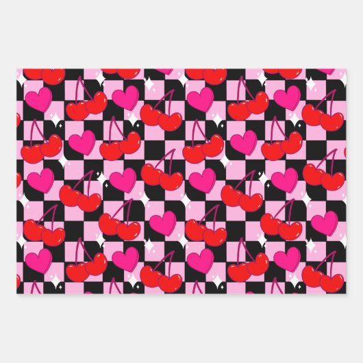 Cherry Bomb Inpakpapier Vel (Voorkant)