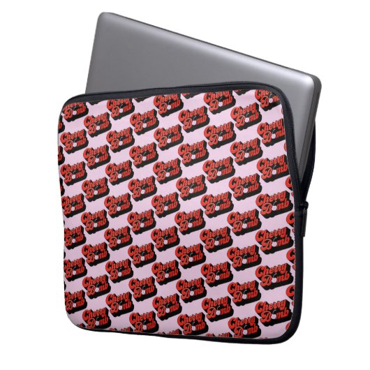 Cherry Bomb Laptop Sleeve (Voorkant Links)