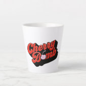 Cherry Bomb Latte-Mok Latte Mok (Voorkant)