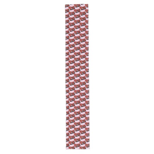 Cherry Bomb Long Table Runner Lange Tafelloper (Voorkant)