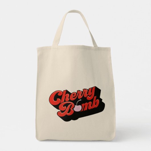 Cherry Bomb Mini Canvas tas (Achterkant)
