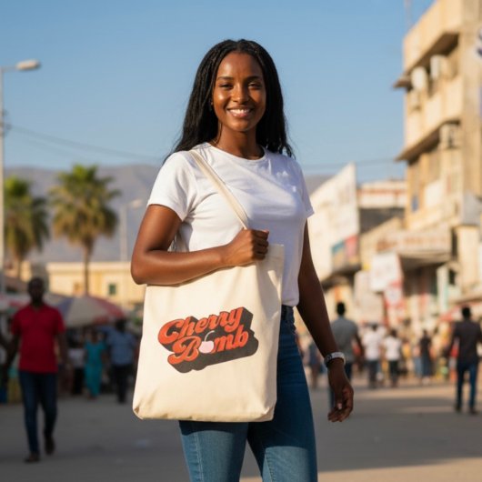 Cherry Bomb Mini Canvas tas