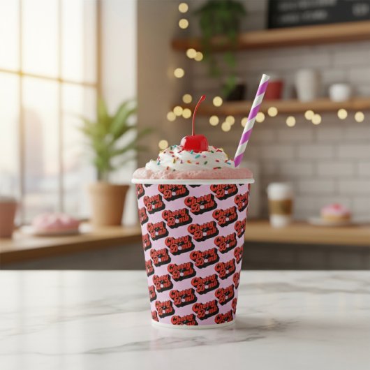 Cherry Bomb Papieren Bekers