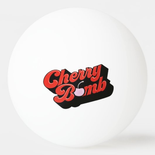 Cherry Bomb Ping Pong Ball (Voorkant)