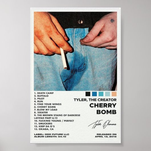 CHERRY BOMB POSTER (Voorkant)