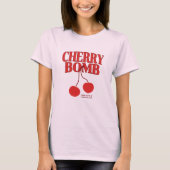 Cherry Bomb Retro T-shirt (Voorkant)