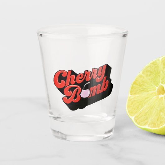 Cherry Bomb Shot Glass Glas (Voorkant)