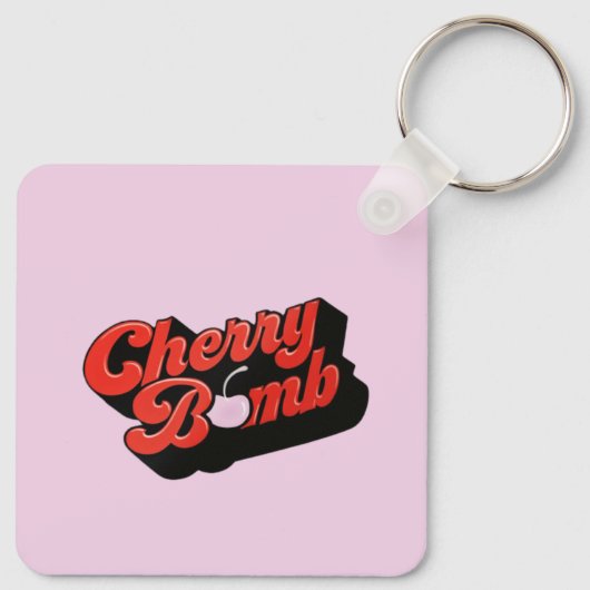 Cherry Bomb Sleutelhanger (Achterkant)