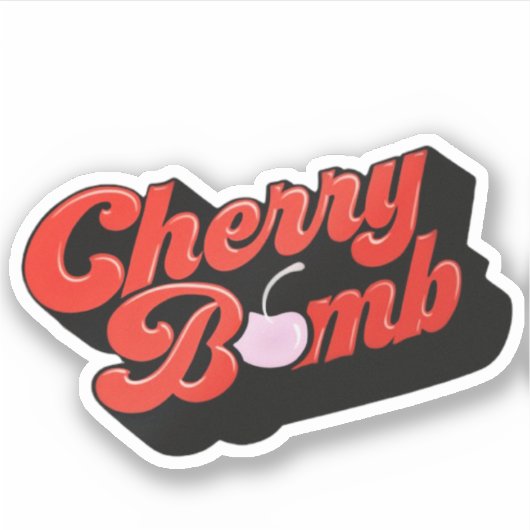Cherry Bomb Sticker (Voorkant)