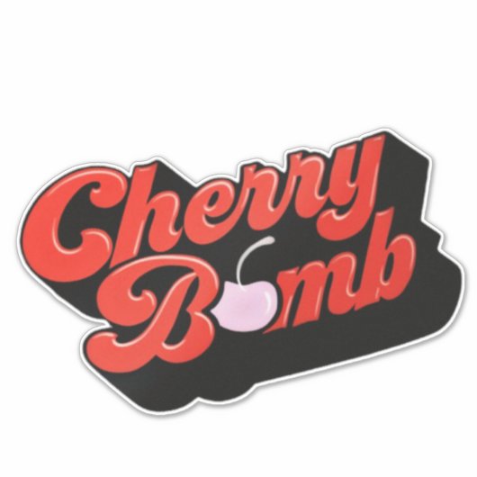 Cherry Bomb Sticker (Voorkant)