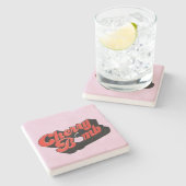 Cherry Bomb Stone Onderzetter (Zijkant)