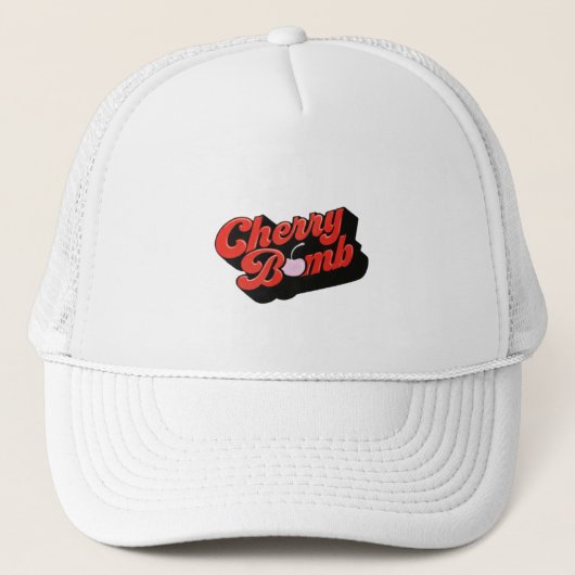 Cherry Bomb Trucker Hat Trucker Pet (Voorkant)