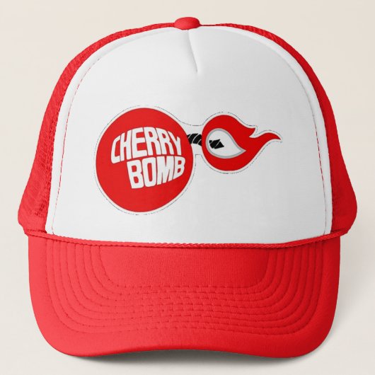 Cherry Bomb Trucker Hat Trucker Pet (Voorkant)
