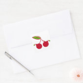 Cherry Bomb Vierkante Sticker (Envelop)