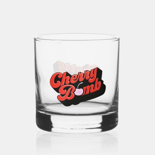 Cherry Bomb Whiskey Glass Whisky Glas (Voorkant)