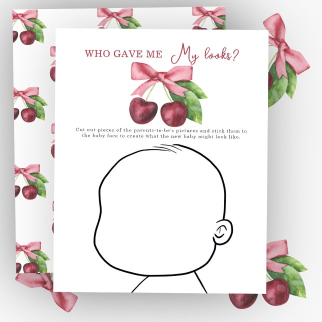Cherry boog baby shower Wie gaf me mijn looks? (Creator heeft geüpload)