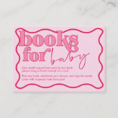 Cherry Book Request Enclosure Kaart voor Baby show (Voorkant)