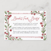 Cherry Books for Baby Card Informatiekaartje (Voorkant)