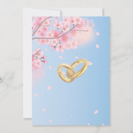 Cherry-boom Save The Date (Achterkant)