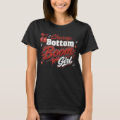 Cherry Bottom Girl – Retro Kers T-shirt (Voorkant)