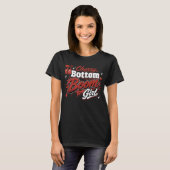 Cherry Bottom Girl – Retro Kers T-shirt (Voorkant volledig)
