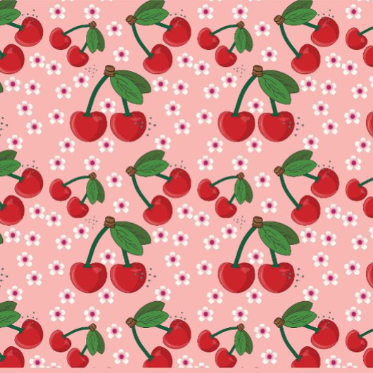 Cherry bovenaan schort