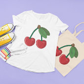 Cherry bovenaan t-shirt