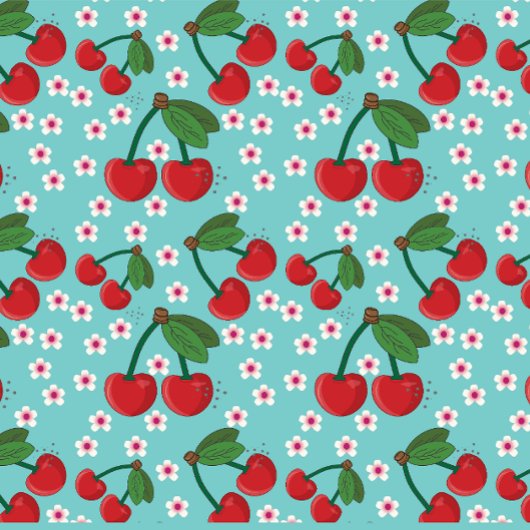 Cherry bovenaan tote bag