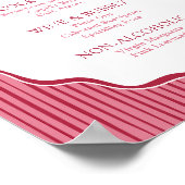 Cherry Bow Frame Drinks Poster (Hoek)