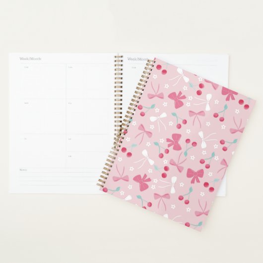 Cherry Bow Planner (Display)