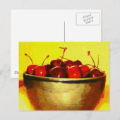Cherry Bowl Briefkaart (Voorkant / Achterkant)