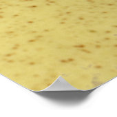 Cherry Branch op geel Poster (Hoek)