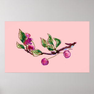 Cherry Branch Poster