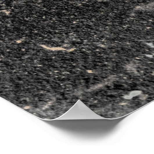 Cherry Branch, rood en zwart Poster (Hoek)