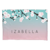 Cherry Branches - Aangepaste naam Kussensloop (Voorkant)