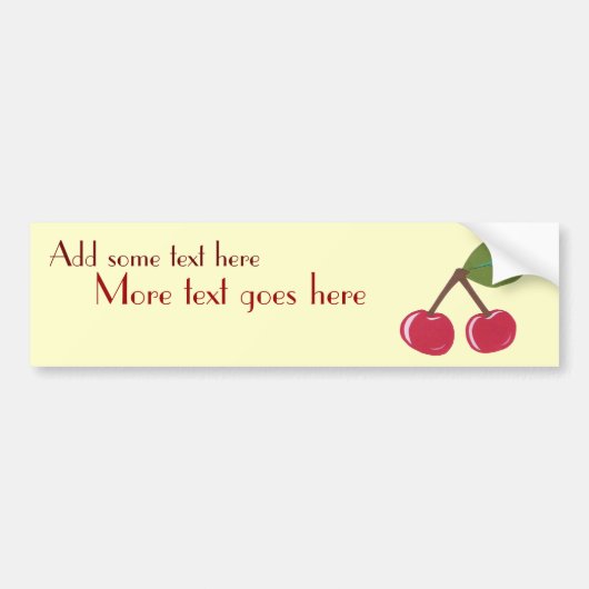 Cherry Bumpersticker (Voorkant)