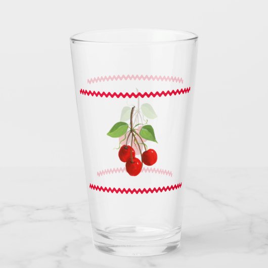 Cherry Bunch Glas (Achterkant)