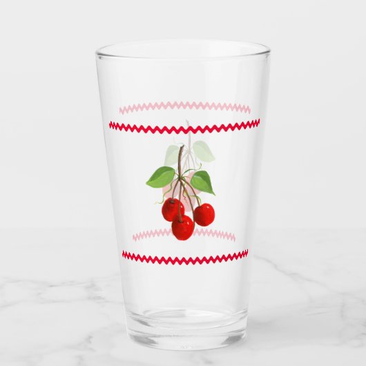 Cherry Bunch Glas (Voorkant)