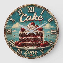 Cherry Cake Baking Gift Dessert Kitchen Decor Grote Klok