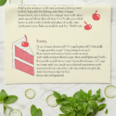 Cherry Cake Towel Theedoek (Gevouwen)