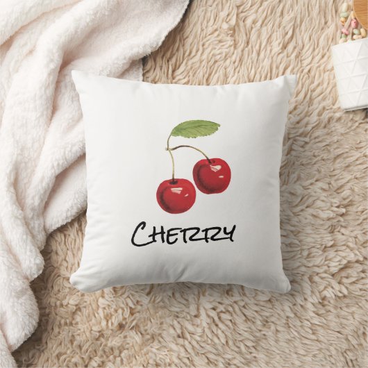 Cherry ❤️ cerise Lancer Oreiller Kussen (Deken)