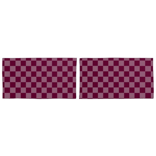 Cherry Checker Two Tone Kussenslopen HAMbyWG (Voorkant-Set)