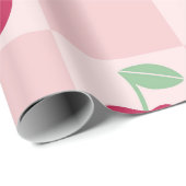 Cherry Checkerboard Delight Cadeaupapier (Rol Hoek)