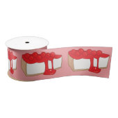 Cherry Cheesecake 3 inch Satijnen Lint (Spoel)