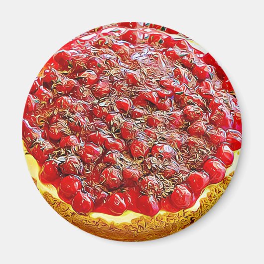 Cherry Cheesecake Chocolate Sprinkles Magnet (Voorkant)