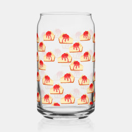 Cherry Cheesecake Dessert Blikvorm Glas